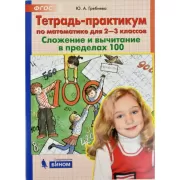Тетрадьпрактикум по математике для 2-3 классов. Сложение и вычитание в пределах 100