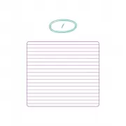 Твой день, твои записи! Блокнот в линейку с корейской практичностью