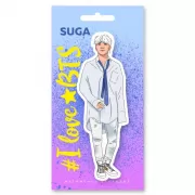 Фигурная магнитная закладка. BTS. Suga