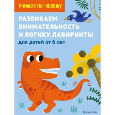 Развиваем внимательность и логику. Лабиринты. Для детей от 6 лет