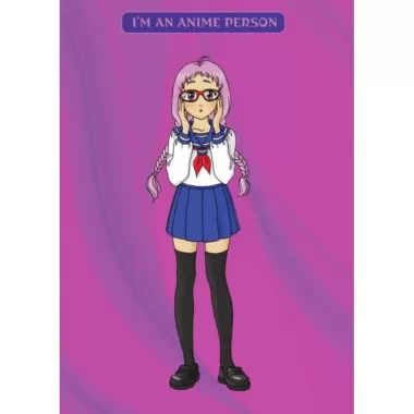Блокнот. I'm an anime person