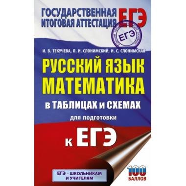Русский язык. Математика в таблицах и схемах для подготовки к ЕГЭ