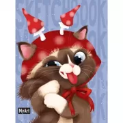 Котик в шапке