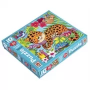 Леопард в ярких джунглях