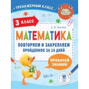 Математика. Повторяем и закрепляем пройденное в 3 классе за 14 дней