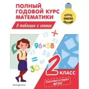 Полный годовой курс математики в таблицах и схемах. 2 класс