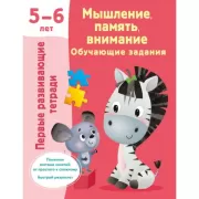 Мышление, память, внимание. Обучающие задания. 5-6 лет