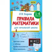 Правила математики для начальной школы. 1-4 класс