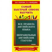 Все правила английского языка и неправильные английские глаголы. Для начальной школы