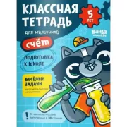 Классная тетрадь для мальчиков. 5 лет. Счет