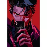 Котик с чашкой