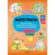 Материалы для папок-передвижек в групповой раздевалке. Ранний возраст. 2-3 года