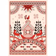 Мезенская роспись «Лиса»