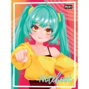 Девочка с бирюзовыми волосами