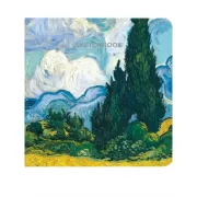 Пшеничное поле с кипарисом